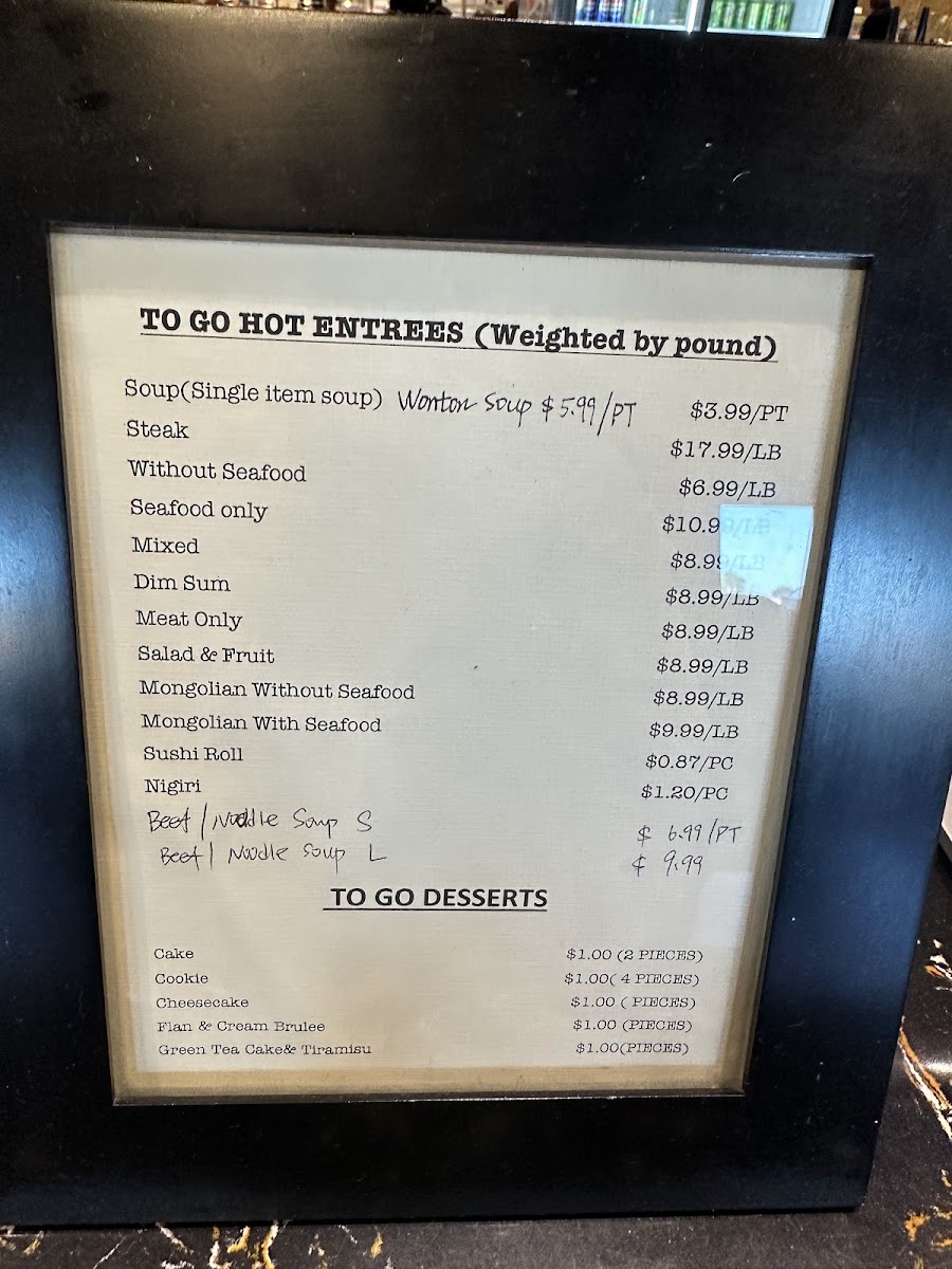 Harvest Buffet Menu - Image 4