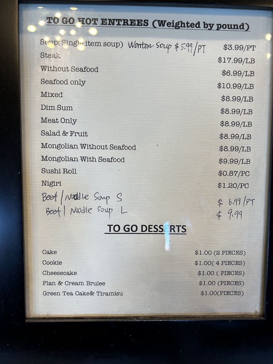 Harvest Buffet Menu - Image 6